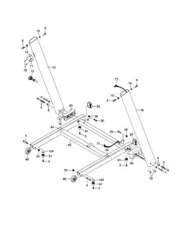 Uprights/base