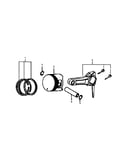 Piston/connect rod