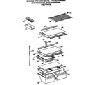 Hotpoint CTX18GISERWH shelves and accessories diagram