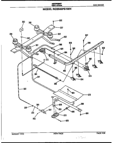 Burner section