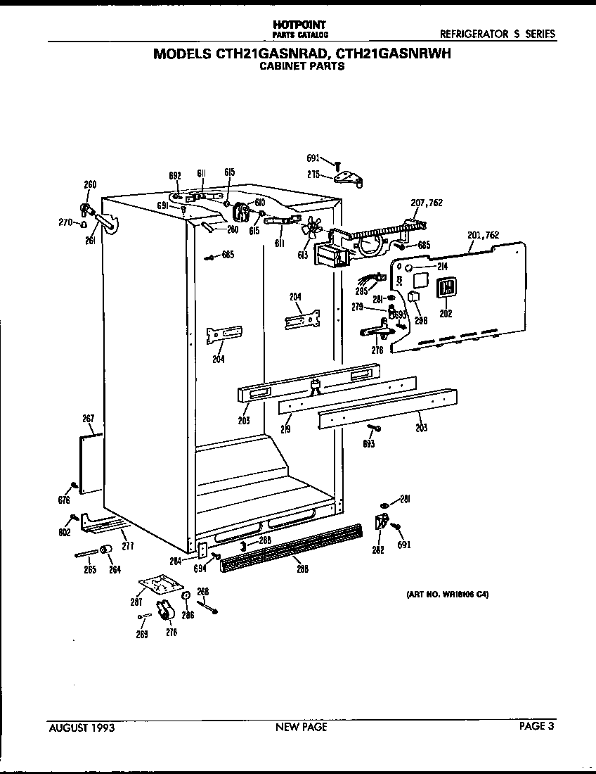 Cabinet parts