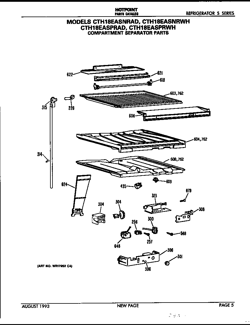 Comparment separator/divider block