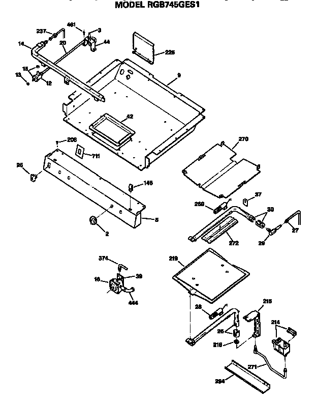 Burner section