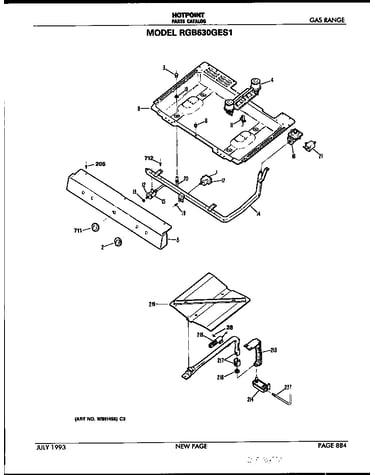 Burner section