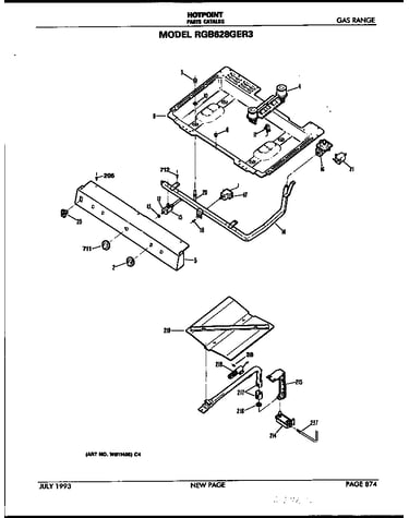 Burner section