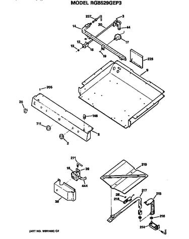 Burner section