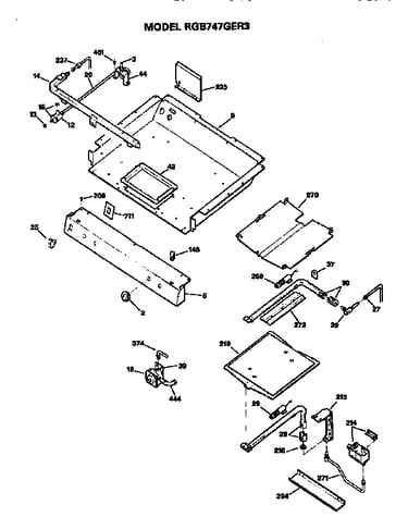 Burner section
