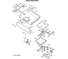 Hotpoint RGB747GER3 burner section diagram