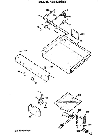 Burner section