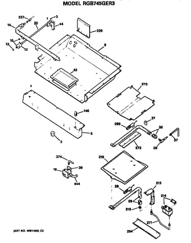 Burner section