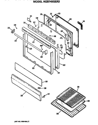 Oven door