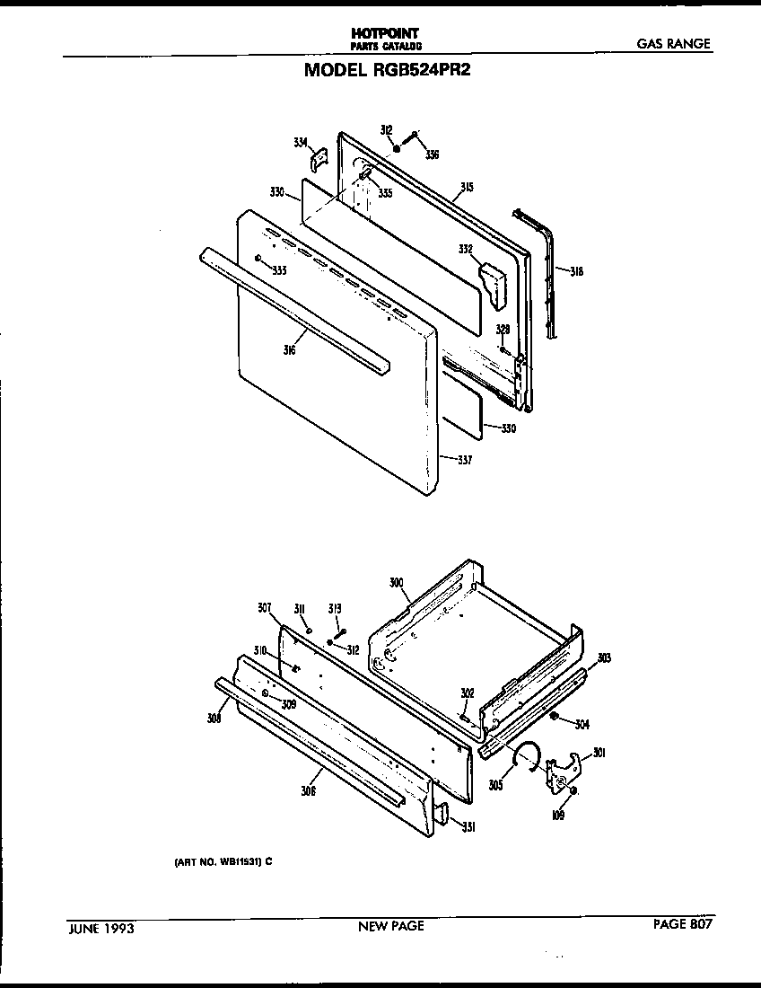 Oven door