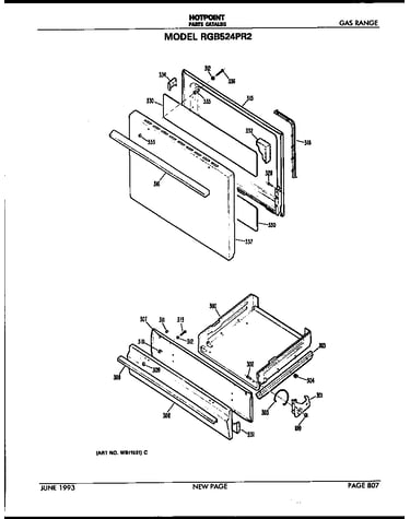Oven door
