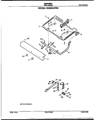 Burner section