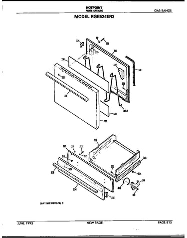 Oven door