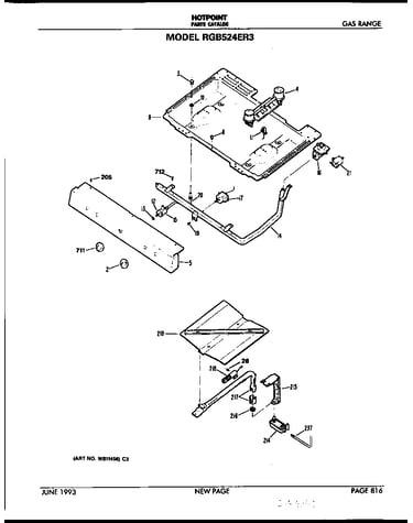 Burner section