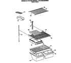 Hotpoint CTX18EASERWH shelves and accessories diagram