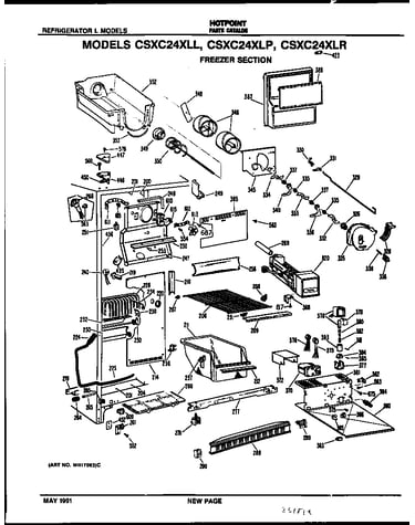 Freezer section