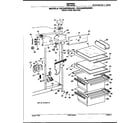 Hotpoint CSC24GRSAWH fresh food section diagram