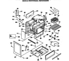 Hotpoint RB767GN4AD cabinet parts diagram