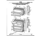 Hotpoint CTX16CPGLWH doors diagram