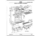 Hotpoint CTX21GRBRAD cabinet parts diagram