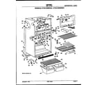 Hotpoint CTH21ERERWH cabinet parts diagram