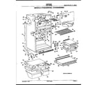 Hotpoint CTH22GRERWH cabinet parts diagram