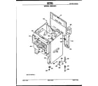 Hotpoint RB524S1 cabinet parts diagram