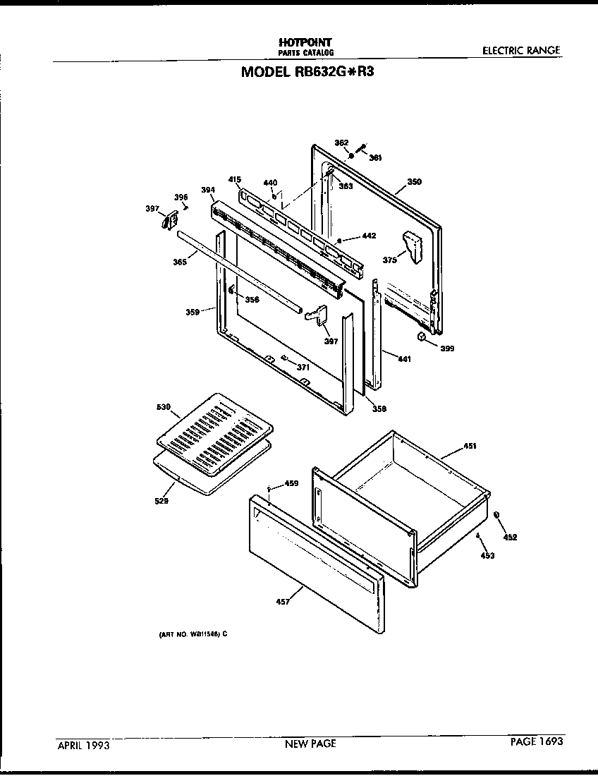 Door and drawer
