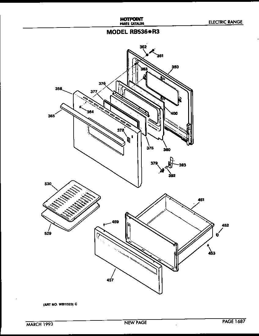 Door and drawer