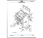 Hotpoint RB532G*R2 cabinet parts diagram