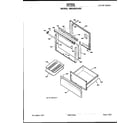 Hotpoint RB532G*R2 door and drawer diagram