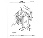 Hotpoint RB636*R2 cabinet parts diagram