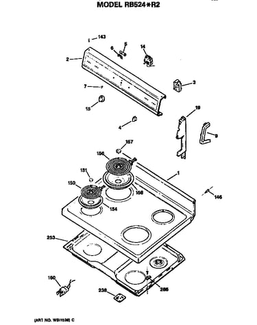 Control and cooktop