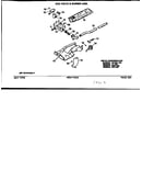 Gas valve and burner assembly