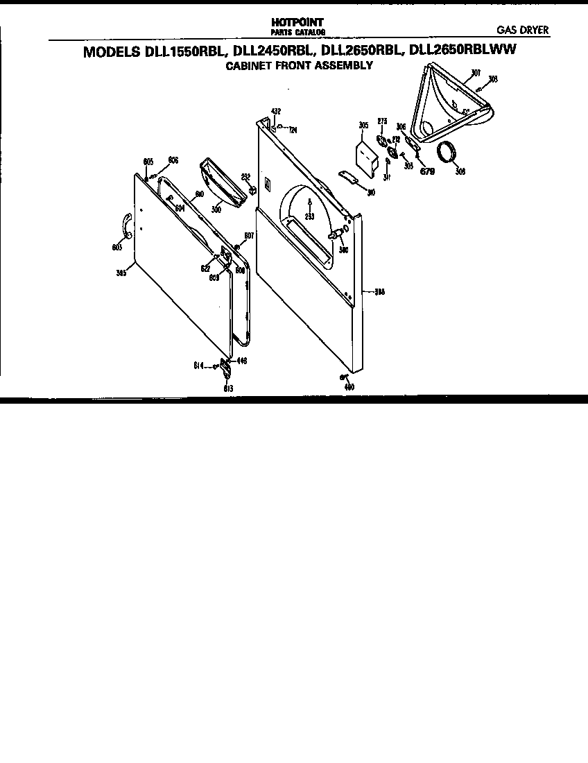 Cabinet front assembly