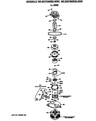 2-speed motor assembly