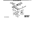 Hotpoint DLL2650RALWW gas valve and burner assembly diagram