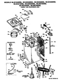 Cabinet and suspension assembly