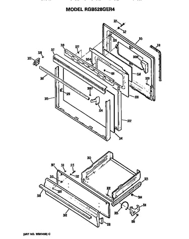 Oven door