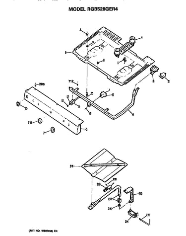 Burner section