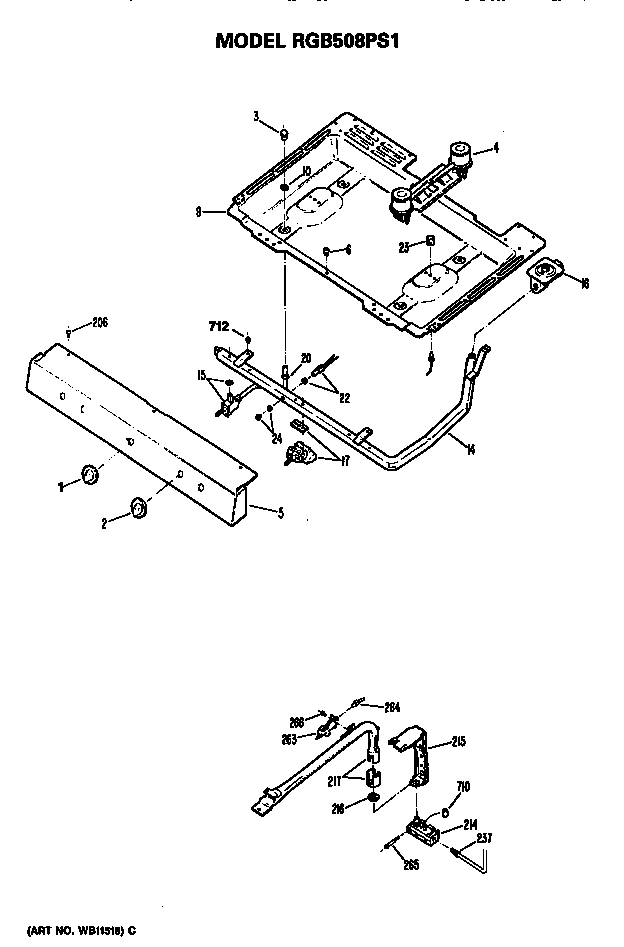 Burner section