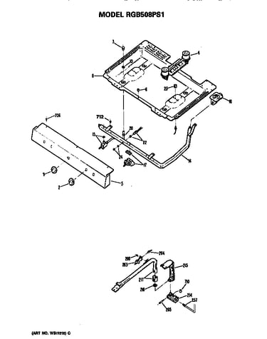 Burner section