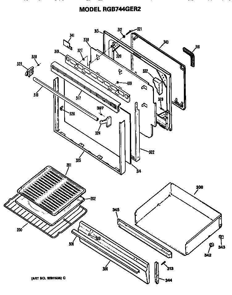 OVEN DOOR