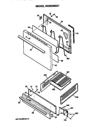 Oven door