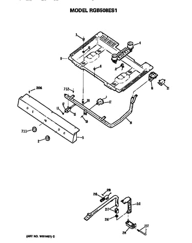 Burner section