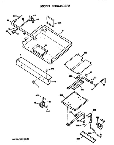 Burner section