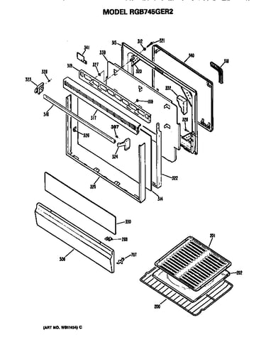 Oven door