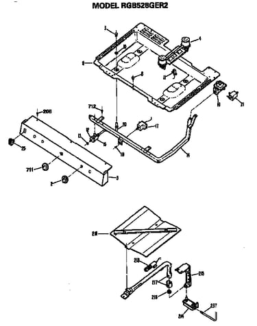 Burner section